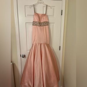 Sherri Hill pastel pink size 2/4 mermaid dress